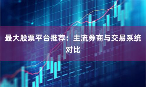 最大股票平台推荐：主流券商与交易系统对比