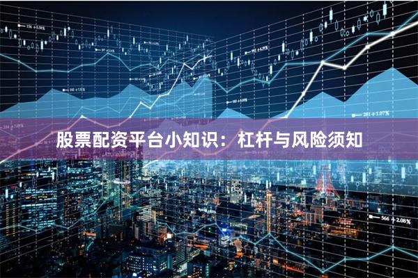 股票配资平台小知识:杠杆与风险须知